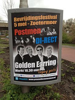 Golden Earring Zoetermeer May 05, 2013 show announcement